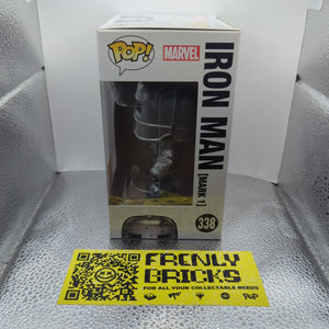 Funko POP Vinyl Marvel IRON MAN (MARK 1) #338 (2018 SDCC) FRENLY BRICKS - Open 7 Days