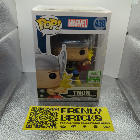 Funko POP! Marvel Thor #438 Limited Edition 2019 Exclusive Vinyl Figure FRENLY BRICKS - Open 7 Days