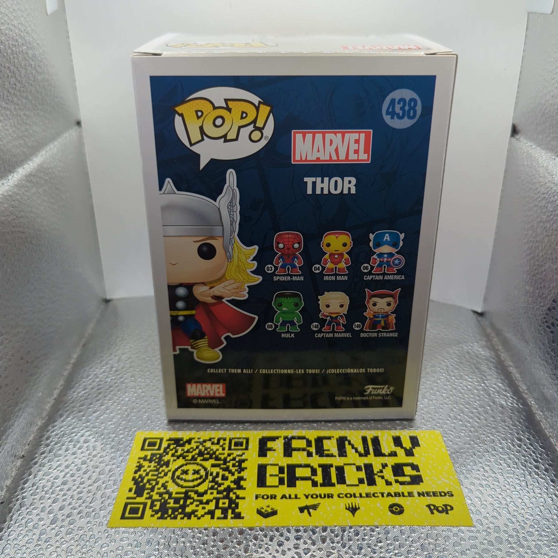 Funko POP! Marvel Thor #438 Limited Edition 2019 Exclusive Vinyl Figure FRENLY BRICKS - Open 7 Days