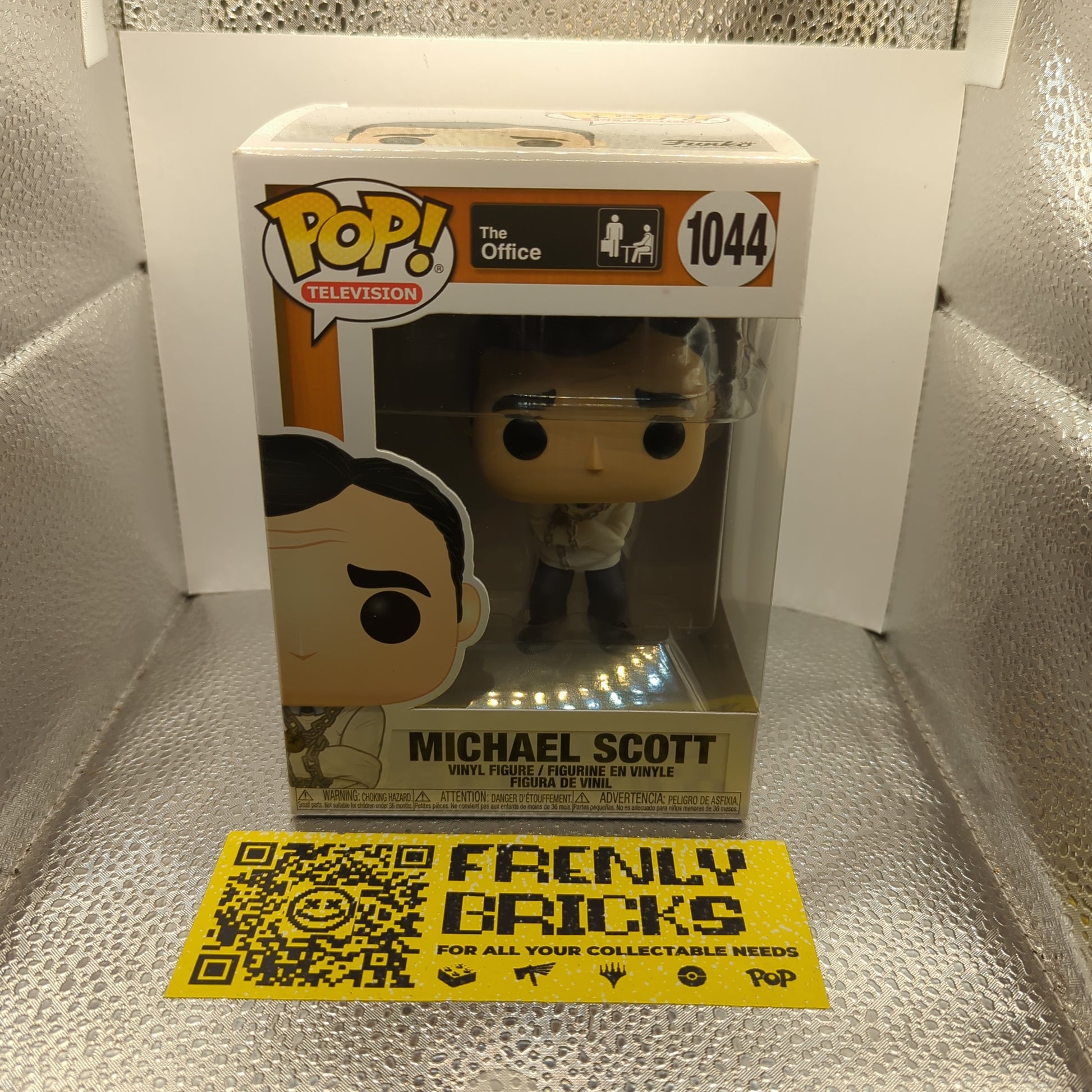 Michael Scott (with Straitjacket) 1044 ~ The Office ~ Funko Pop Vinyl FRENLY BRICKS - Open 7 Days