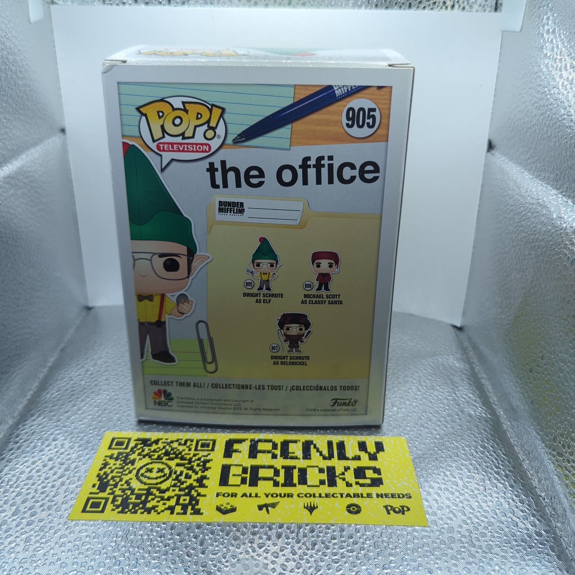 DWIGHT SCHRUTE AS ELF The Office X-mas Funko POP! #905 FRENLY BRICKS - Open 7 Days