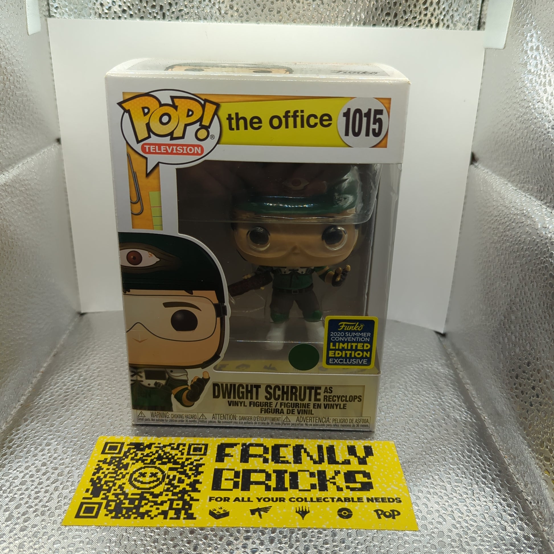 Television Funko Pop - Dwight Schrute as Recyclops - The Office - SDCC -No. 1015 FRENLY BRICKS - Open 7 Days