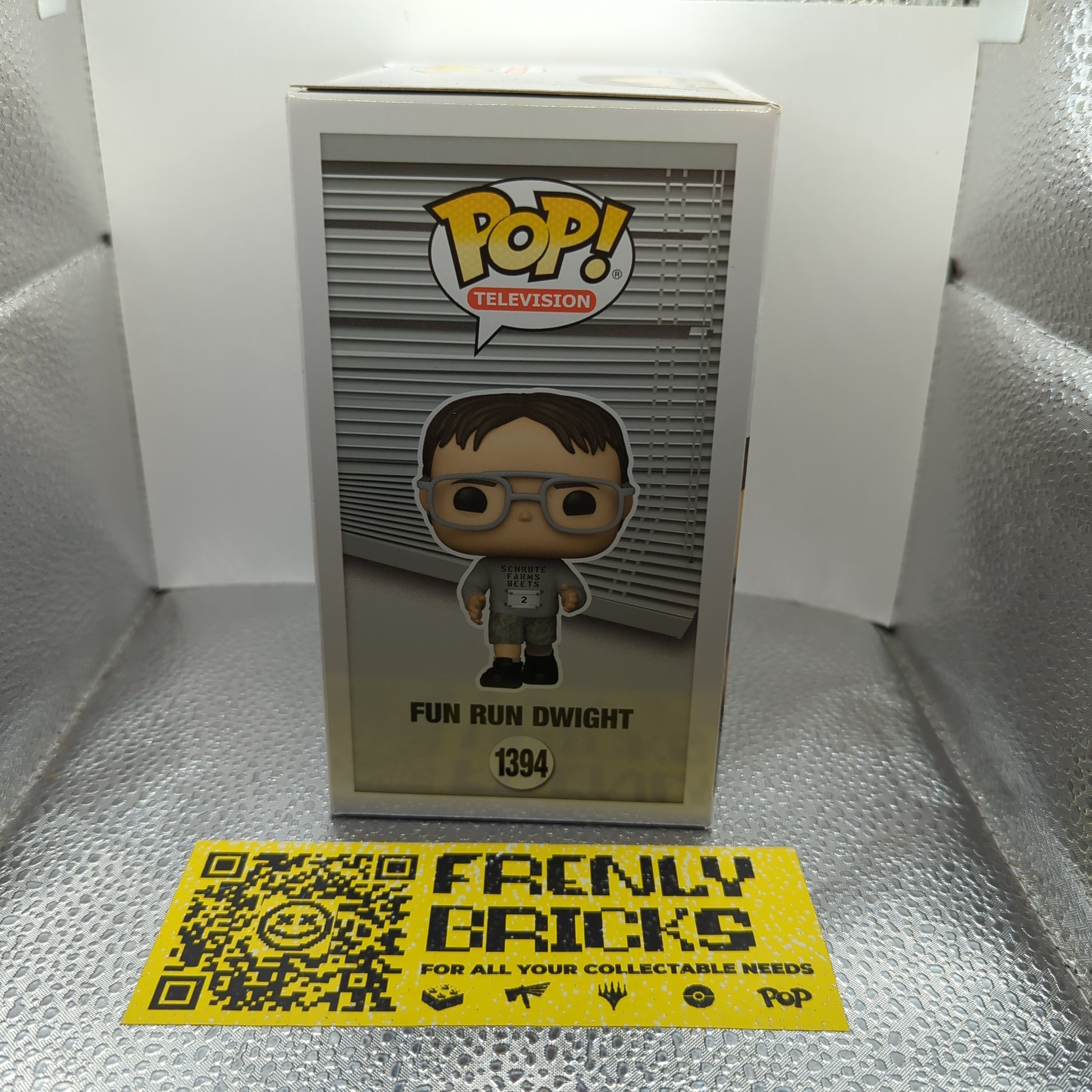 The Office - Fun Run Dwight Pop! Vinyl Figure #1394 FRENLY BRICKS - Open 7 Days