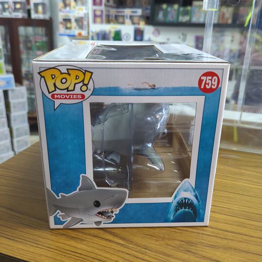 Movies Funko Pop - Great White Shark (With Diving Tank) - Jaws - No. 759 FRENLY BRICKS - Open 7 Days