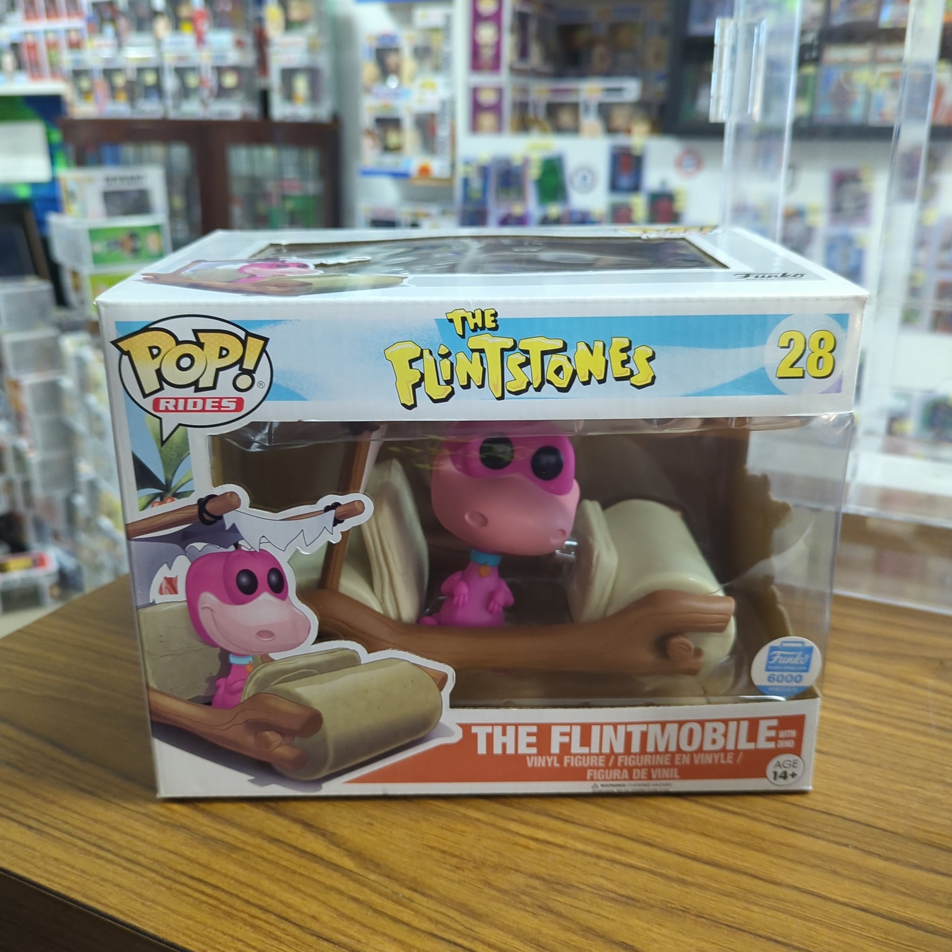 The Flintstones - Flintmobile Funko Pop Rides #28 Exclusive 6000 Pieces Vaulted FRENLY BRICKS - Open 7 Days