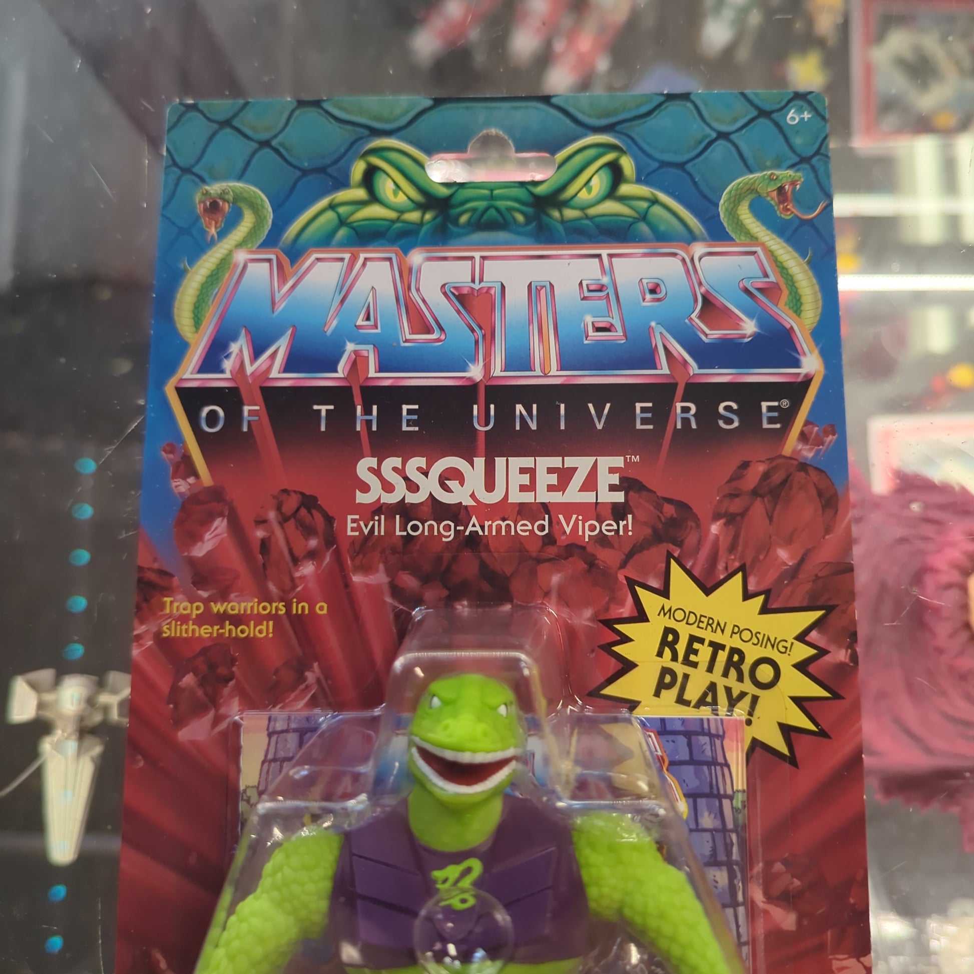 Masters of the Universe Origins Retro SSSqueeze Action Figure on card FRENLY BRICKS - Open 7 Days