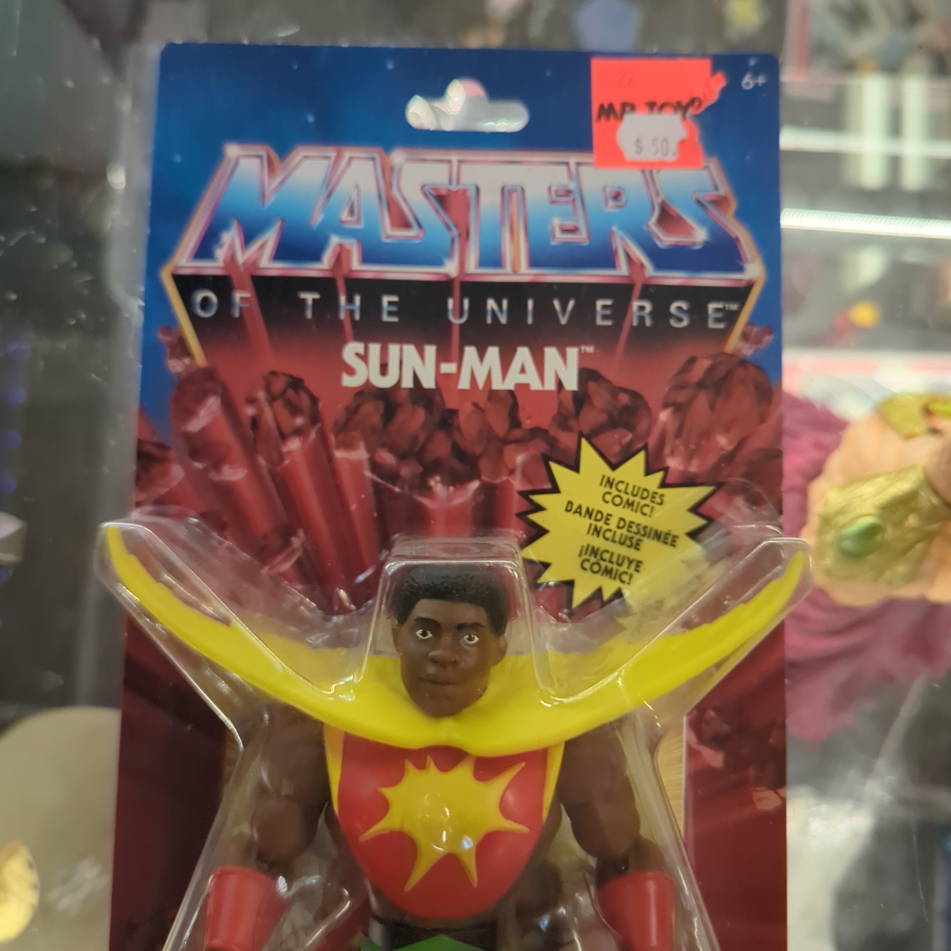 Motu Masters of The Universe Origins Sun-Man Sunman Blister 2021 Mattel FRENLY BRICKS - Open 7 Days