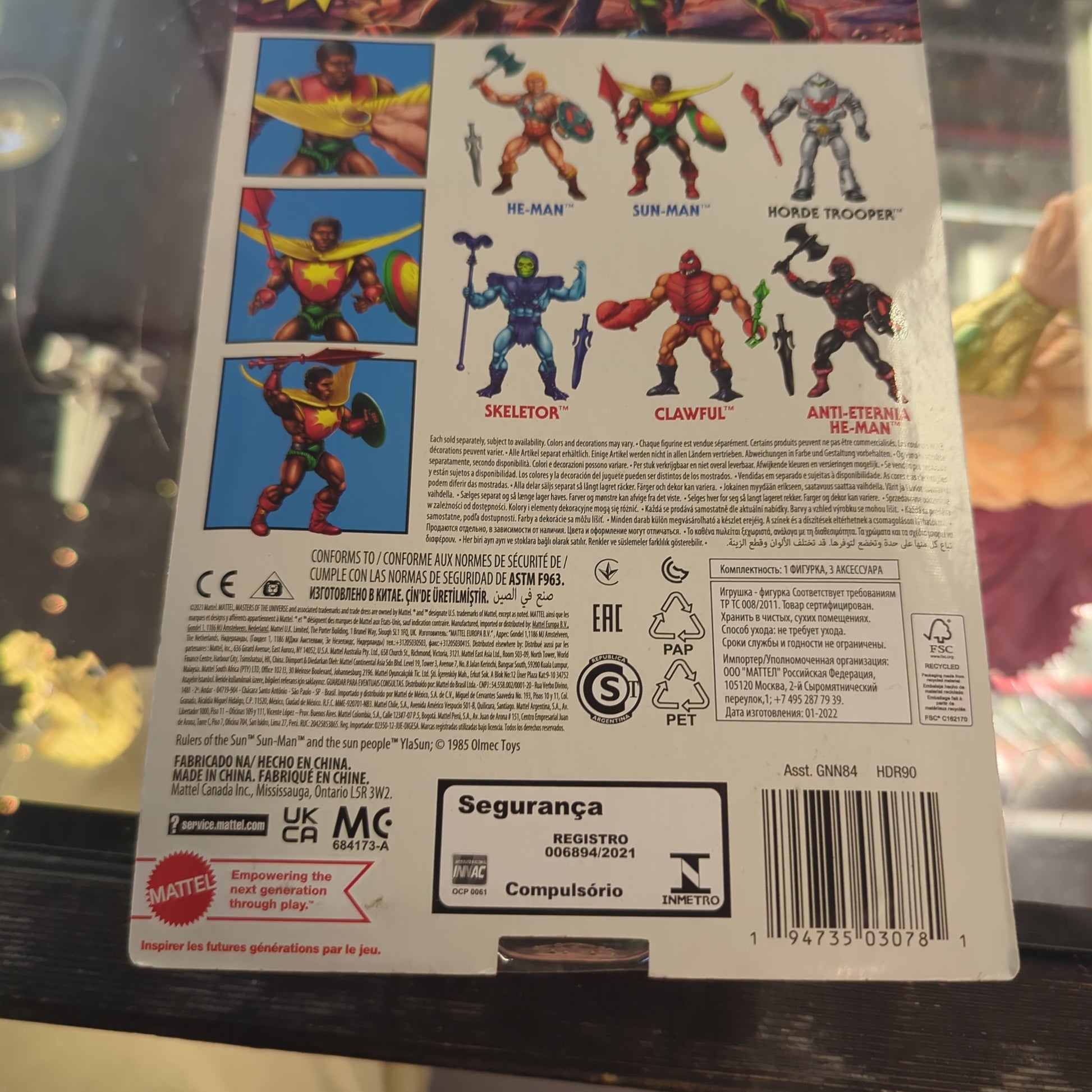 Motu Masters of The Universe Origins Sun-Man Sunman Blister 2021 Mattel FRENLY BRICKS - Open 7 Days