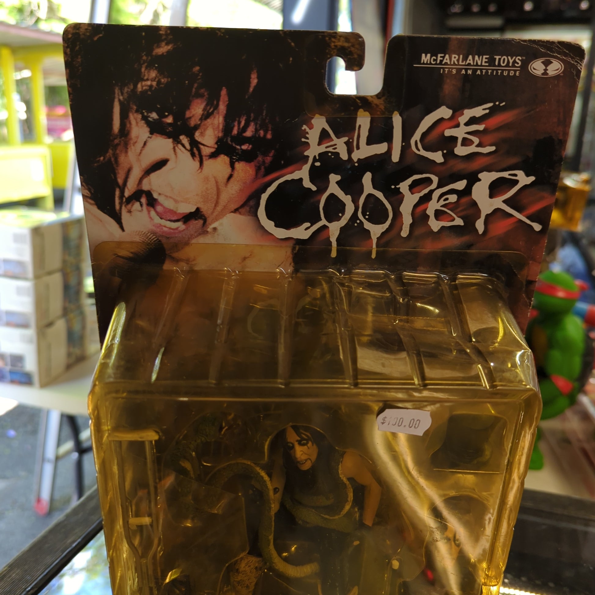 Alice Cooper Super Stage Action Figure - McFarlane 2000 Spawn Brand New Sealed FRENLY BRICKS - Open 7 Days