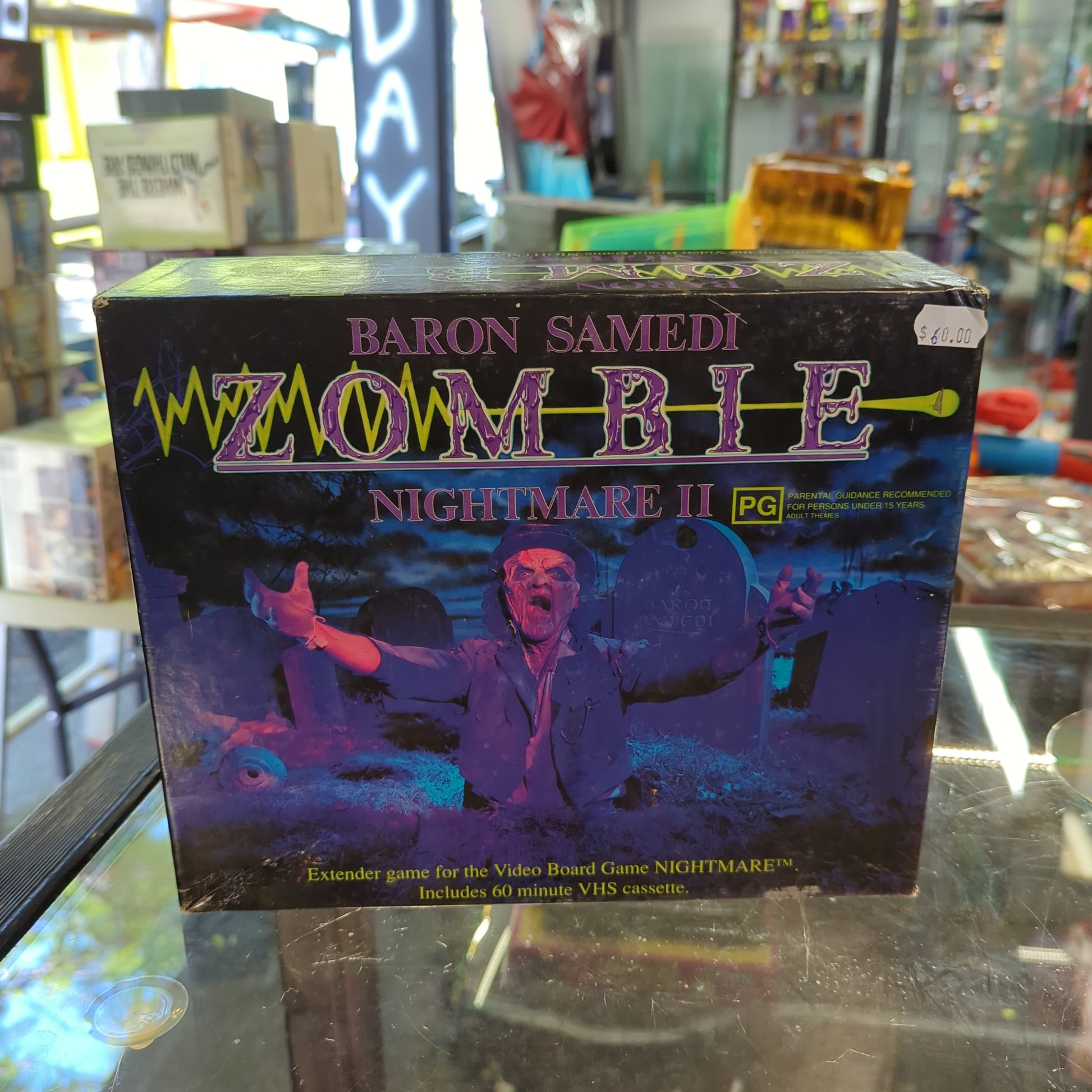 Nightmare II Vintage VHS Video Board Game Expansion FRENLY BRICKS - Open 7 Days