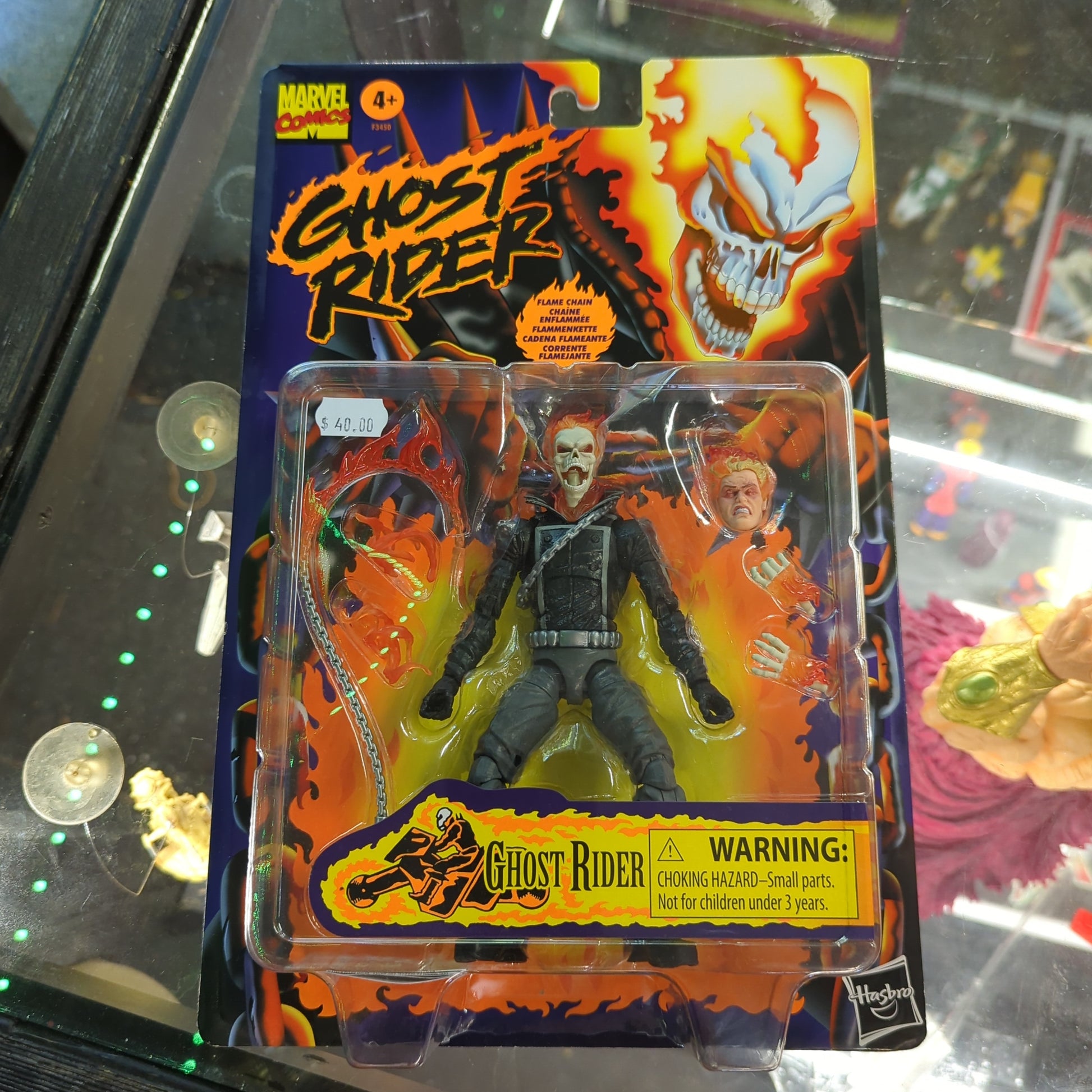 Marvel Legends 6" Retro Cardback Ghost Rider Flame Chain Comics Version 221215 FRENLY BRICKS - Open 7 Days