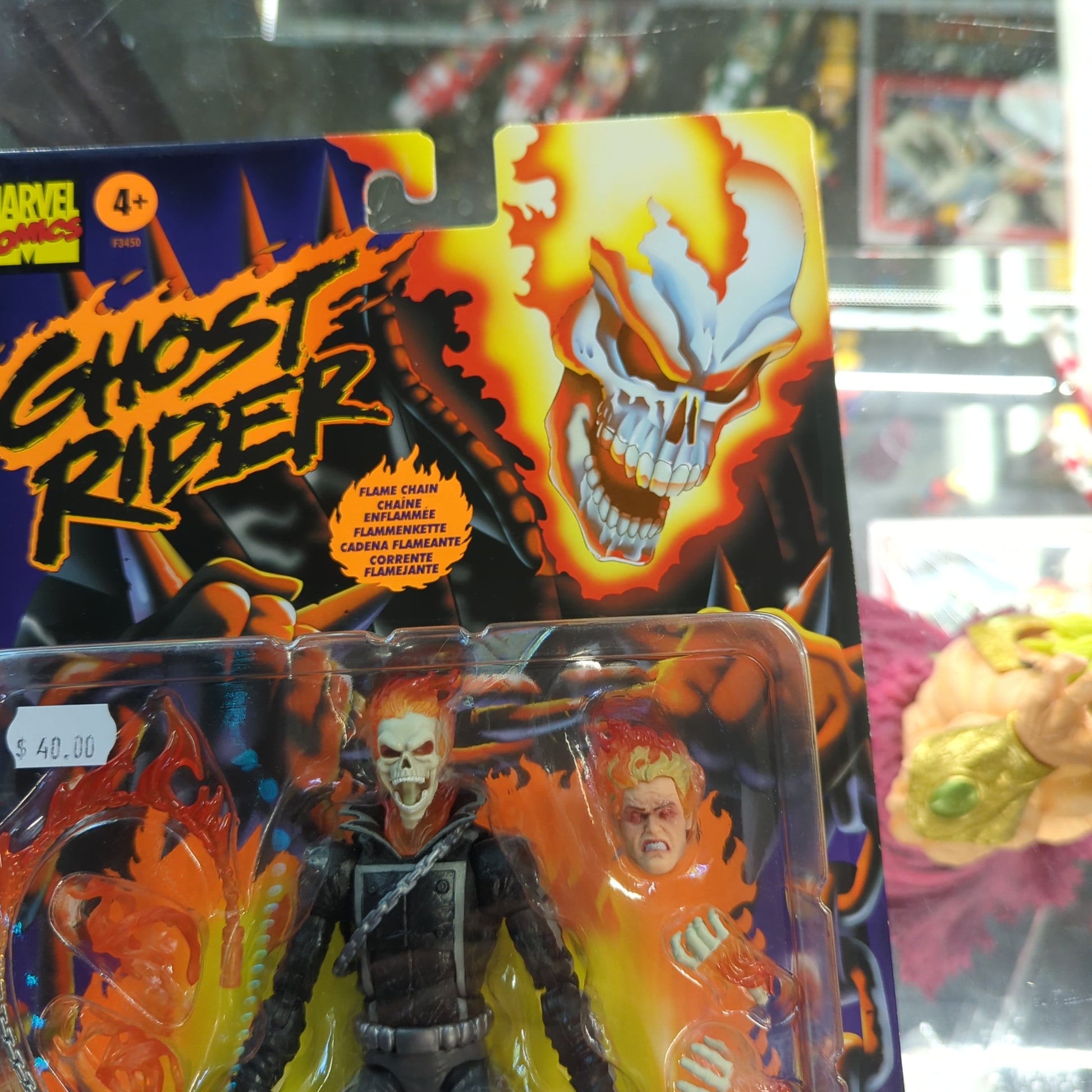 Marvel Legends 6" Retro Cardback Ghost Rider Flame Chain Comics Version 221215 FRENLY BRICKS - Open 7 Days