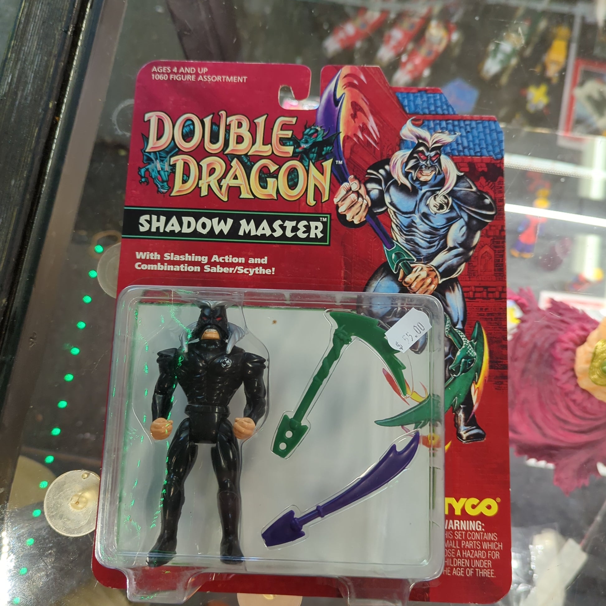 Vintage 1993 Tyco Double Dragon Shadow Master Ninja Action Figure Sealed New FRENLY BRICKS - Open 7 Days