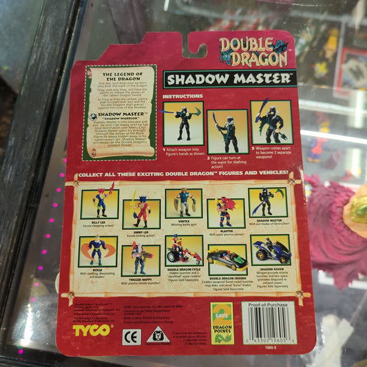 Vintage 1993 Tyco Double Dragon Shadow Master Ninja Action Figure Sealed New FRENLY BRICKS - Open 7 Days