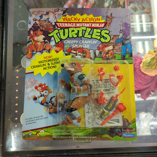 1990 Playmates TMNT Teenage Mutant Ninja Turtles Creepy Crawlin Splinter Unpunch FRENLY BRICKS - Open 7 Days