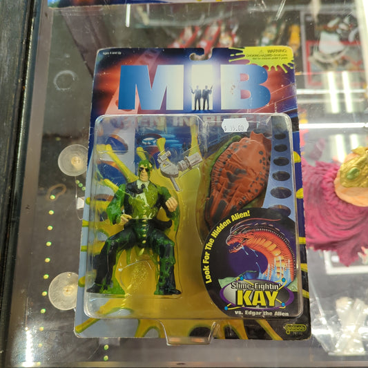 Vintage MEN IN BLACK Slime Fightin' Kay Action Figure (Galoob, 1997) - MINT FRENLY BRICKS - Open 7 Days