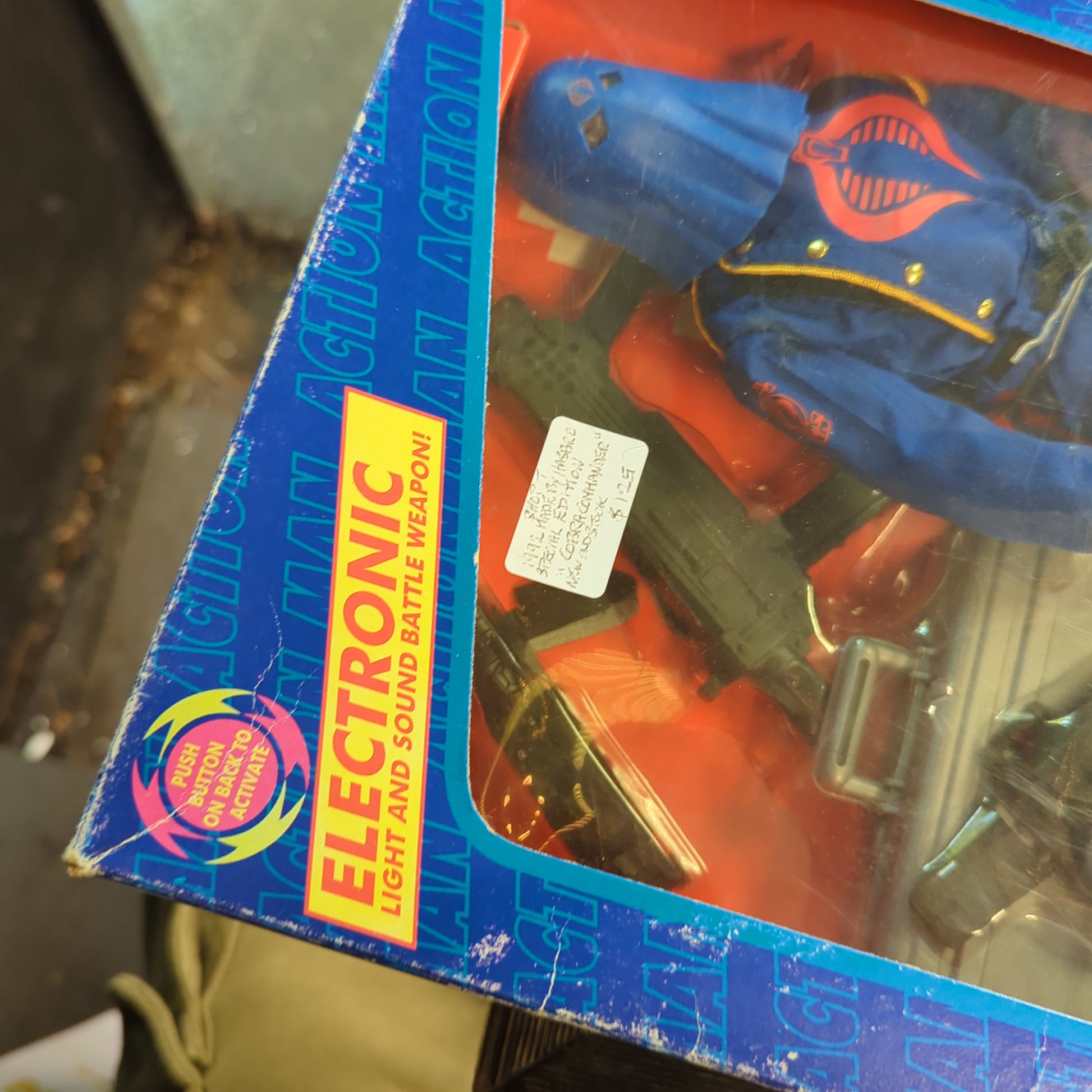 1992 Hasbro GI Joe - Hall of Fame - COBRA COMMANDER - 12" Figure action man FRENLY BRICKS - Open 7 Days