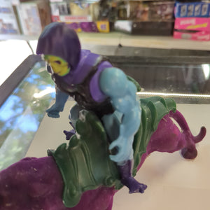 MOTU Panthor Purple Flocked Panther W/ Skeletor  Mattel VTG 1981 No Accessories FRENLY BRICKS - Open 7 Days