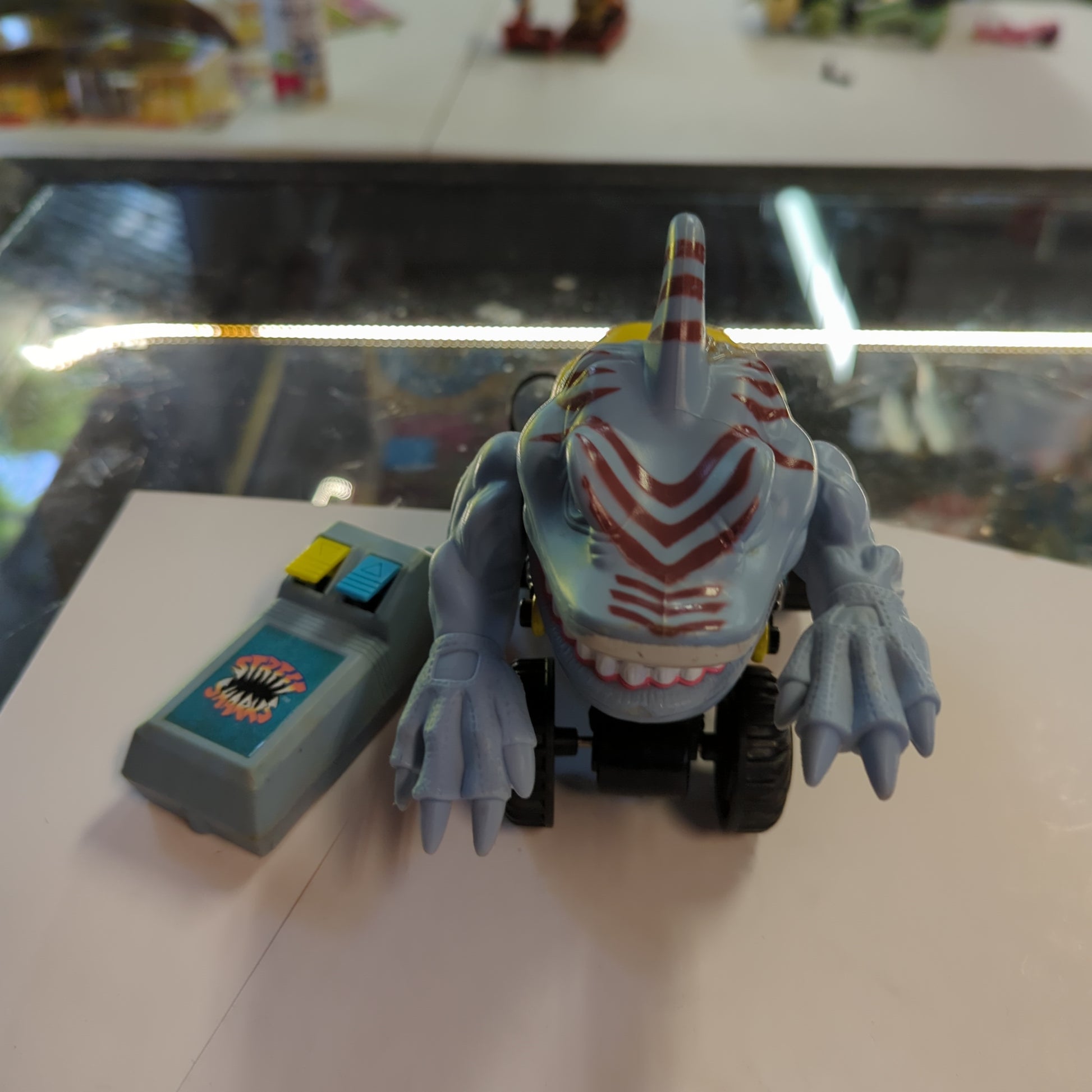 1995 Street Sharks Remote RC Car yes Remote STREEX - Mattel (Not Fully Working) FRENLY BRICKS - Open 7 Days