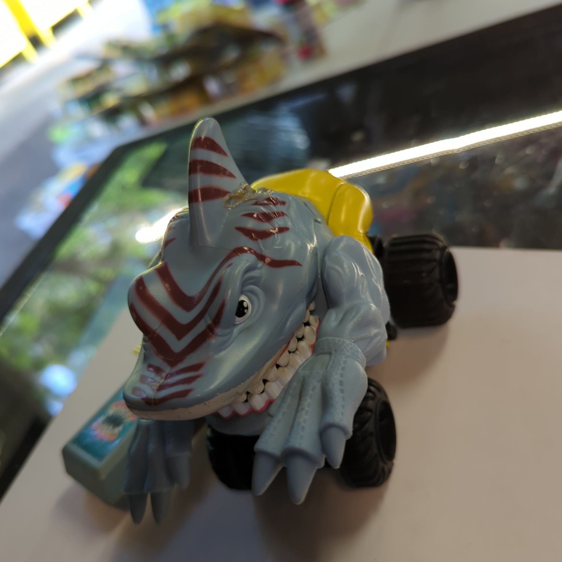 1995 Street Sharks Remote RC Car yes Remote STREEX - Mattel (Not Fully Working) FRENLY BRICKS - Open 7 Days