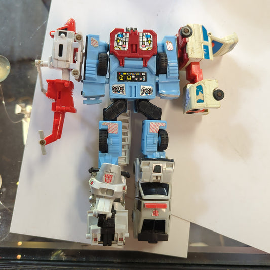 Defensor incomplete Vintage 1986 G1 Transformers Protectobots Metal Version *as is per photos* FRENLY BRICKS - Open 7 Days
