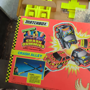 VTG MatchBox Crash Alley Crash Dummies Toy Set 1992 FRENLY BRICKS - Open 7 Days