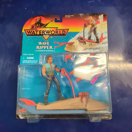 Waterworld Wave Ripper w/ Warrior Mariner 1995 Kenner Vintage Figure Toy Sealed FRENLY BRICKS - Open 7 Days