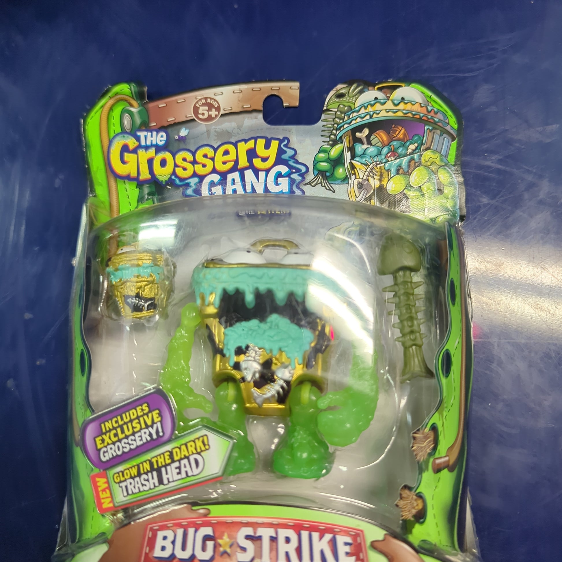 Moose Grossery Gang Bug Strike -TRASH HEAD figure -MISP FRENLY BRICKS - Open 7 Days