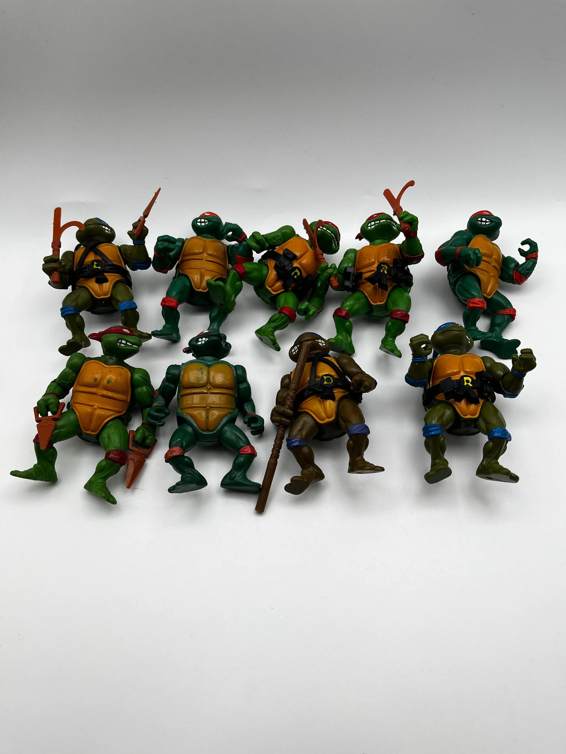 TMNT Vintage 1988 Action Figure Lot FRENLY BRICKS - Open 7 Days