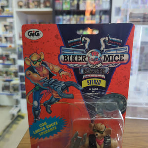 Vintage 1993 Galoob Biker Mice from Mars Throttle Action Figure Sealed New MOC ITALIAN FRENLY BRICKS - Open 7 Days