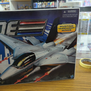 GI Joe 30th Anniversary Combat Jet Skystriker XP-21F & Captain Ace Figure NIB FRENLY BRICKS - Open 7 Days