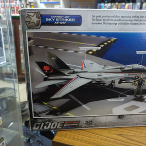 GI Joe 30th Anniversary Combat Jet Skystriker XP-21F & Captain Ace Figure NIB FRENLY BRICKS - Open 7 Days