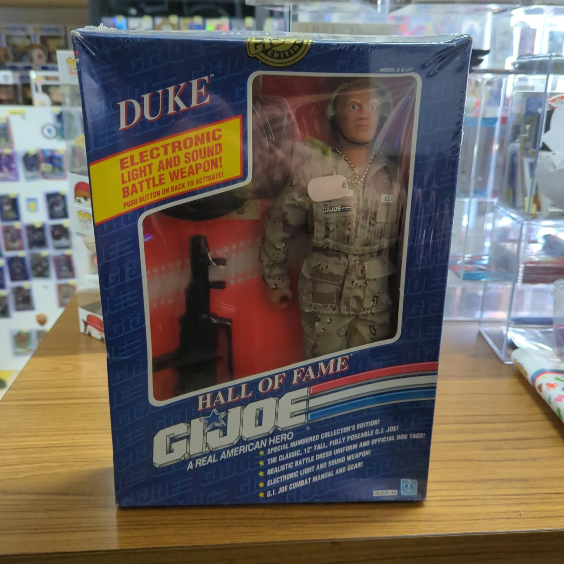 NIB SEALED HALL OF FAME™ LIMITED DUKE™ GI JOE® ACTION FIGURE SET BY HASBRO FRENLY BRICKS - Open 7 Days