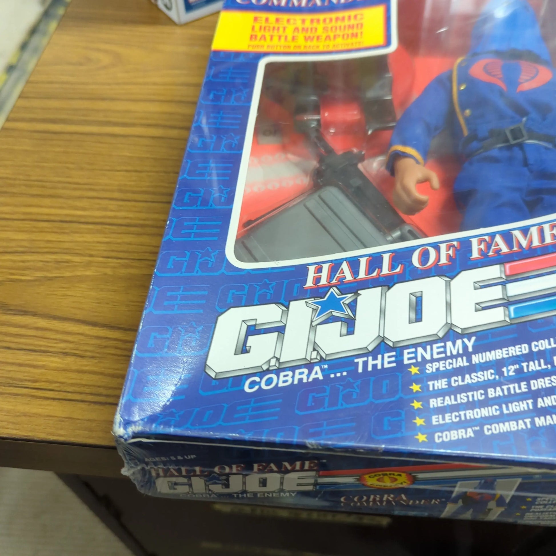 Hasbro 1991 GI Joe COBRA COMMANDER Hall of Fame Collector's Edition 12" Figure FRENLY BRICKS - Open 7 Days