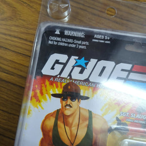 GI Joe SDCC Exclusive 2010 Sgt. Slaughter MOC FRENLY BRICKS - Open 7 Days