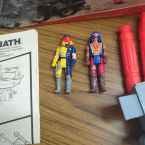 M.A.S.K. Goliath with box, includes two figures, instruction all included is in photos used FRENLY BRICKS - Open 7 Days