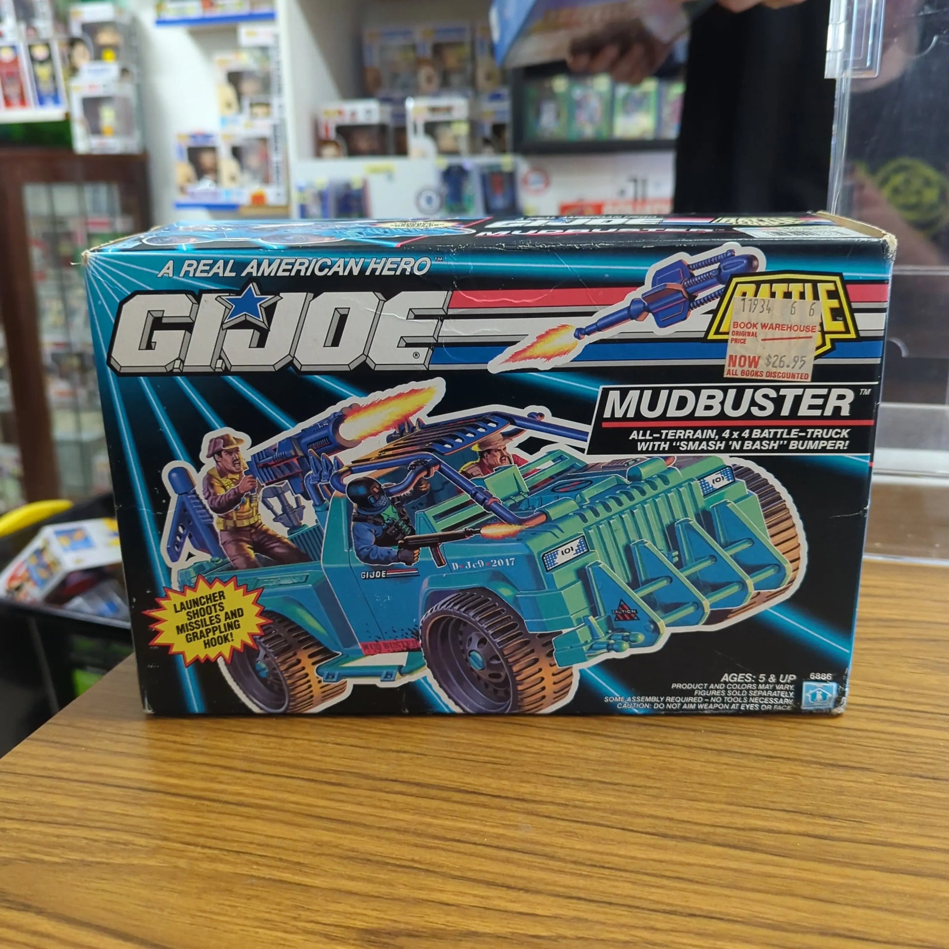 Vintage G.I. Joe MUDBUSTER All-Terrain 4x4 Battle-Truck SEALED Hasbro FRENLY BRICKS - Open 7 Days