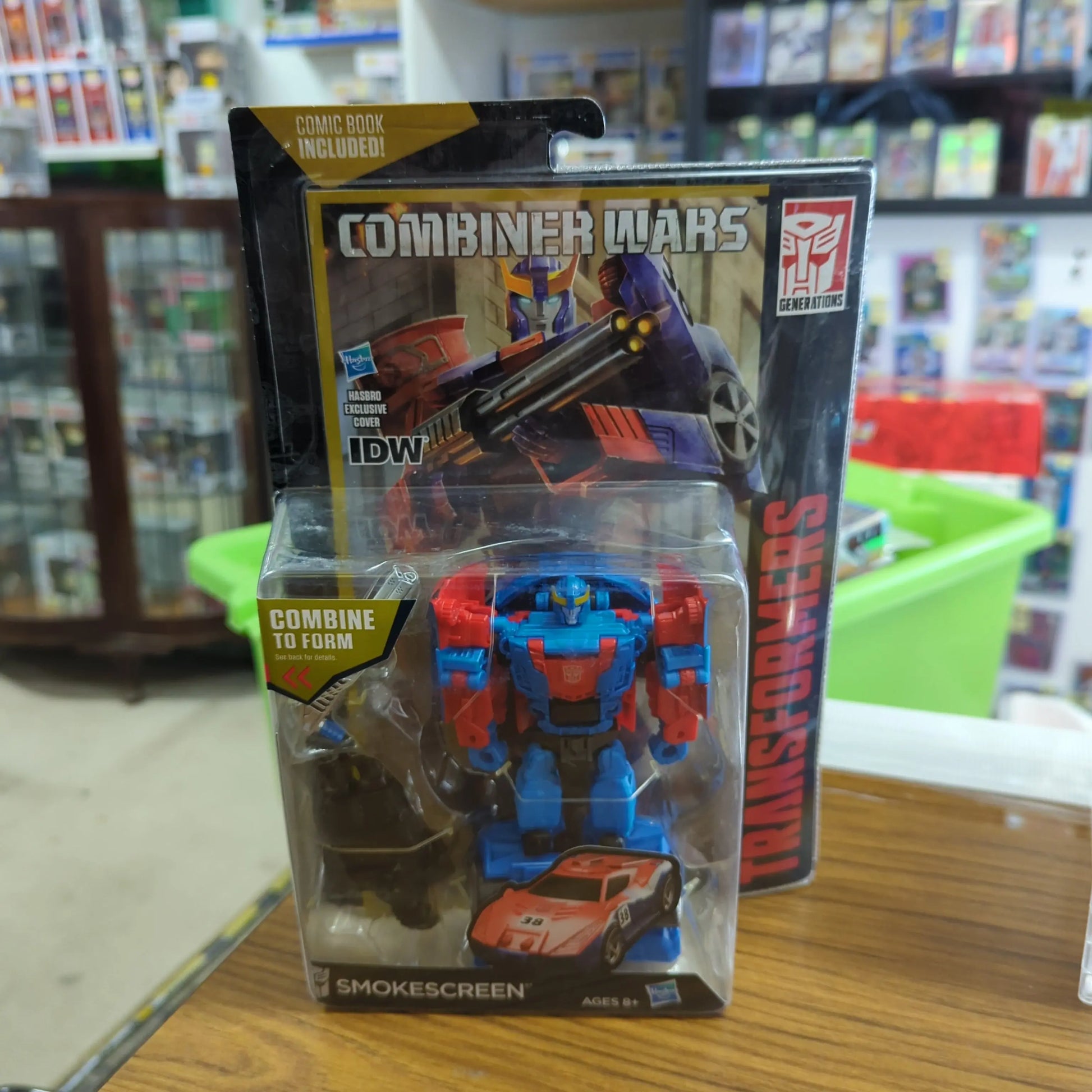 TRANSFORMERS COMBINER WARS SMOKESCREEN FIGURINE--NEW IN BOX HASBRO FRENLY BRICKS - Open 7 Days