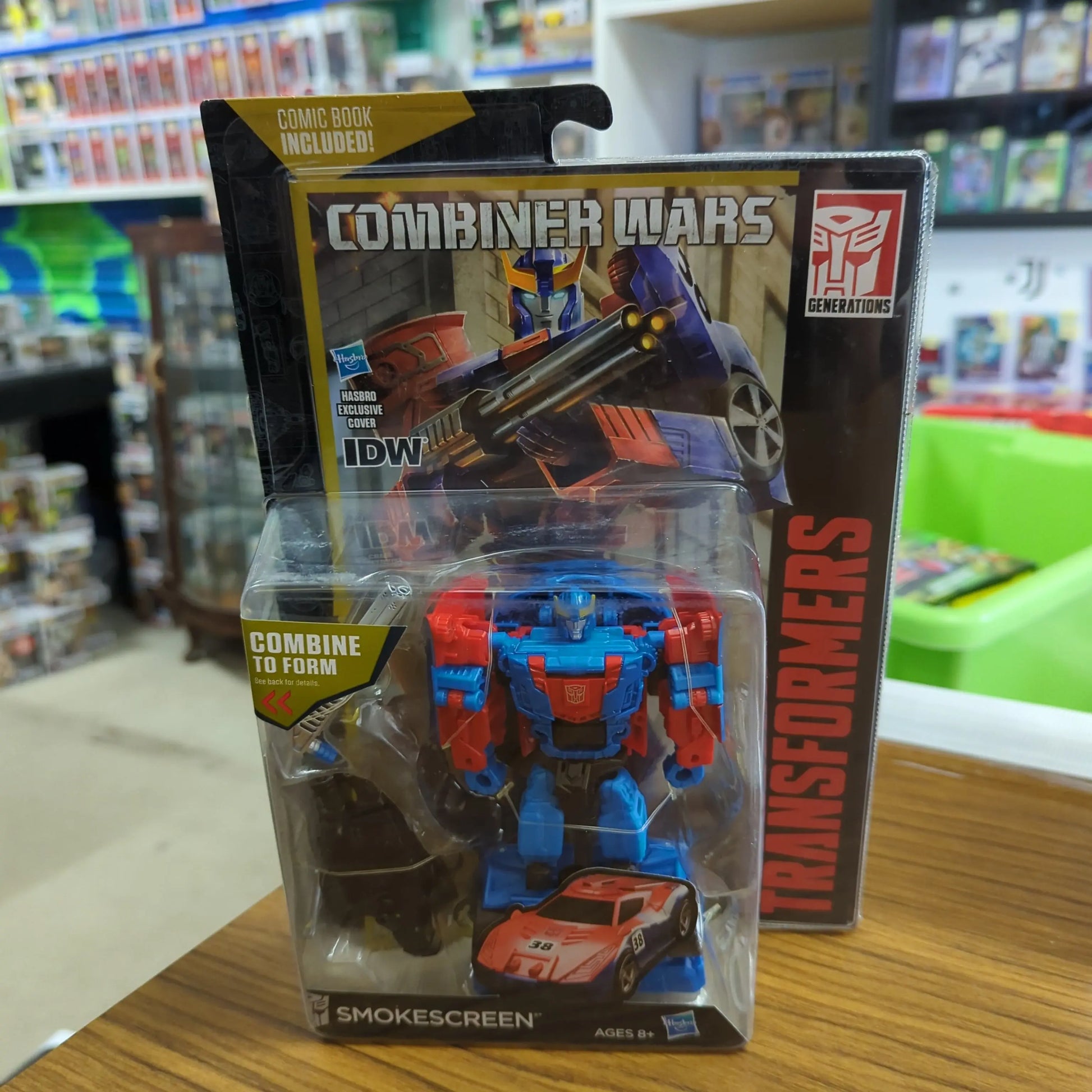 TRANSFORMERS COMBINER WARS SMOKESCREEN FIGURINE--NEW IN BOX HASBRO FRENLY BRICKS - Open 7 Days