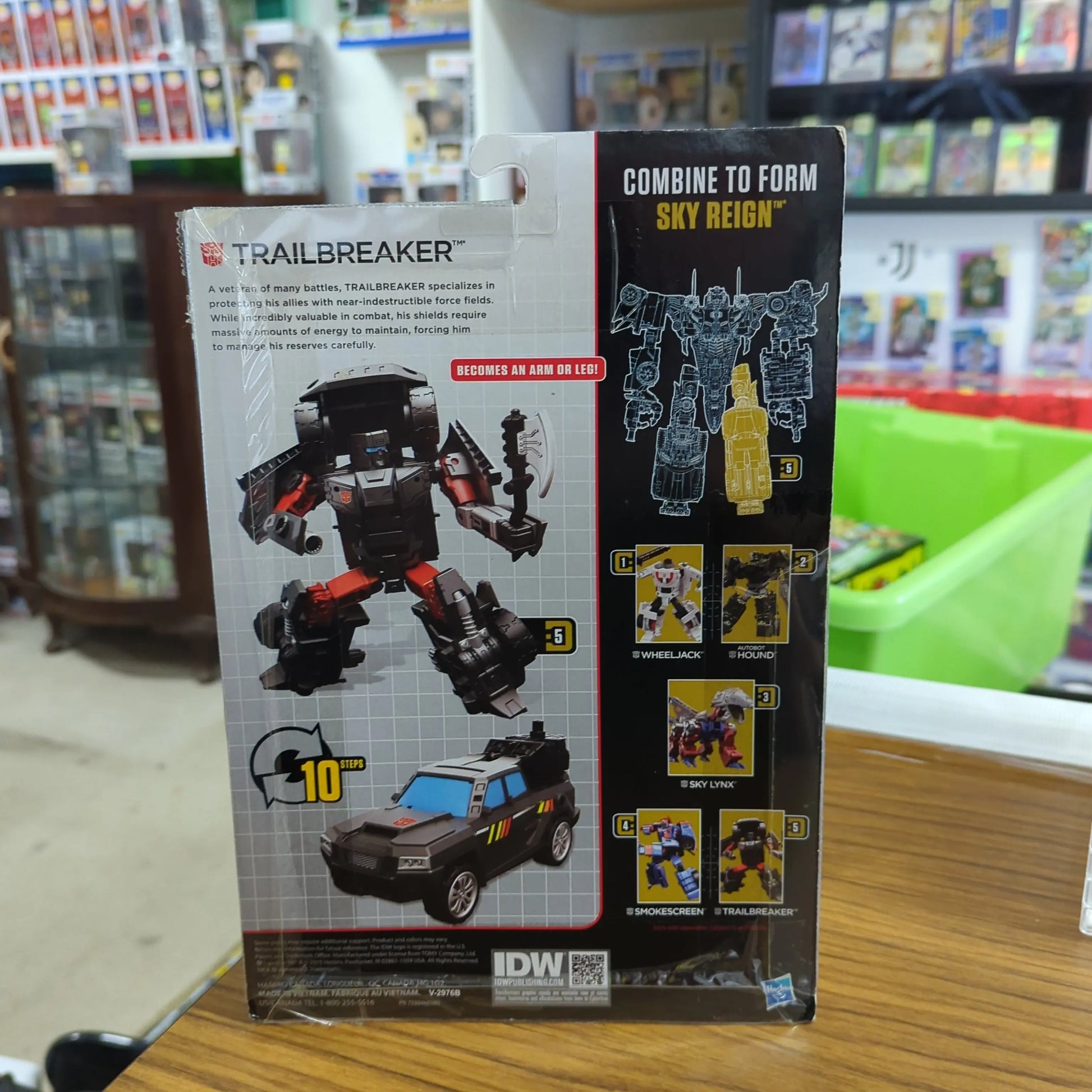 Transformers Combiner Wars Deluxe Class ~Trailbreaker ~(Sky Reign Team) New FRENLY BRICKS - Open 7 Days