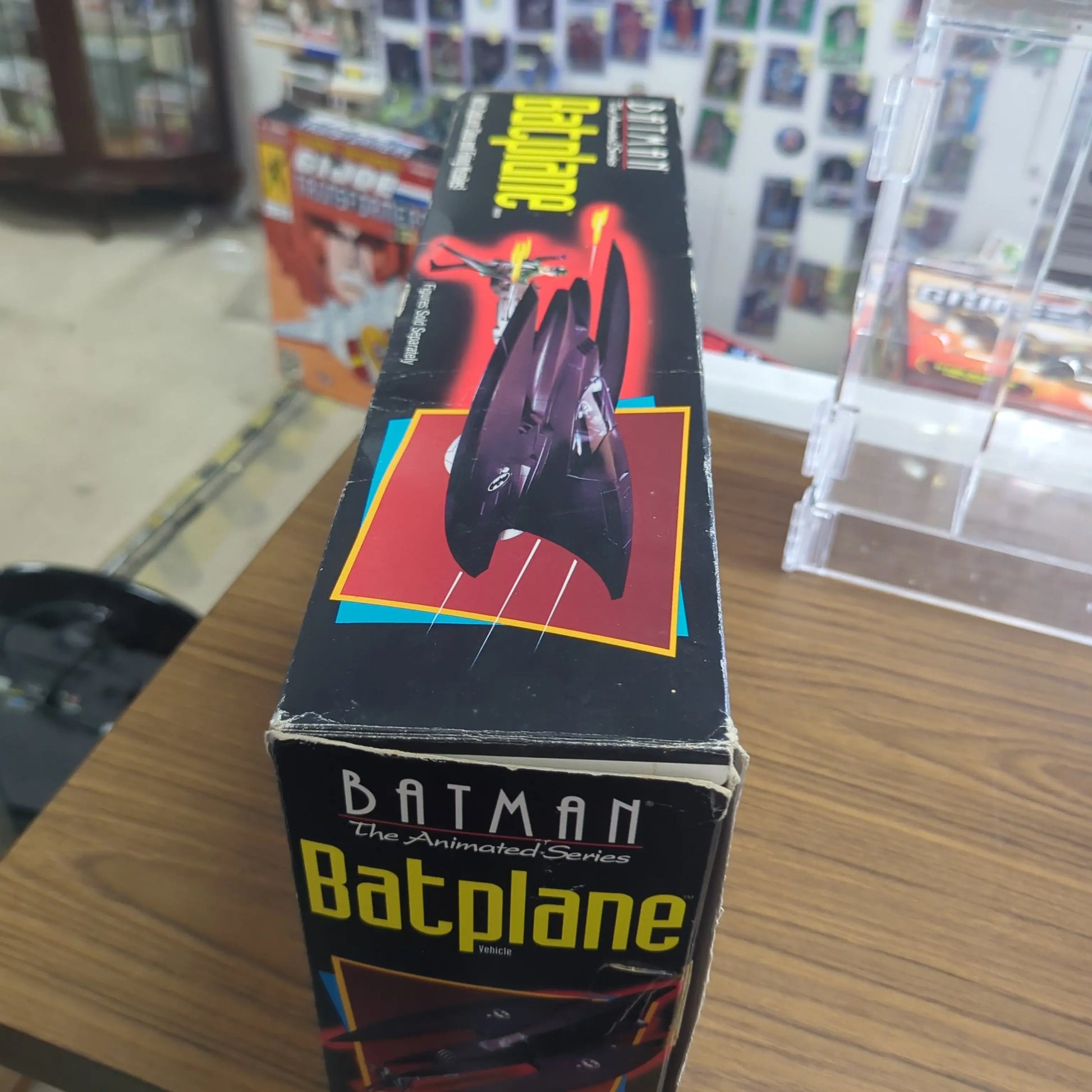 Batman the Animated Series Batplane in box 17x9X4 FRENLY BRICKS - Open 7 Days