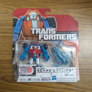 Hasbro Transformers Generations Thrilling 30 2014 Autobot Gears & Eclipse FRENLY BRICKS - Open 7 Days