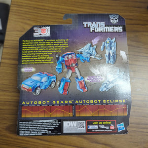 Hasbro Transformers Generations Thrilling 30 2014 Autobot Gears & Eclipse FRENLY BRICKS - Open 7 Days