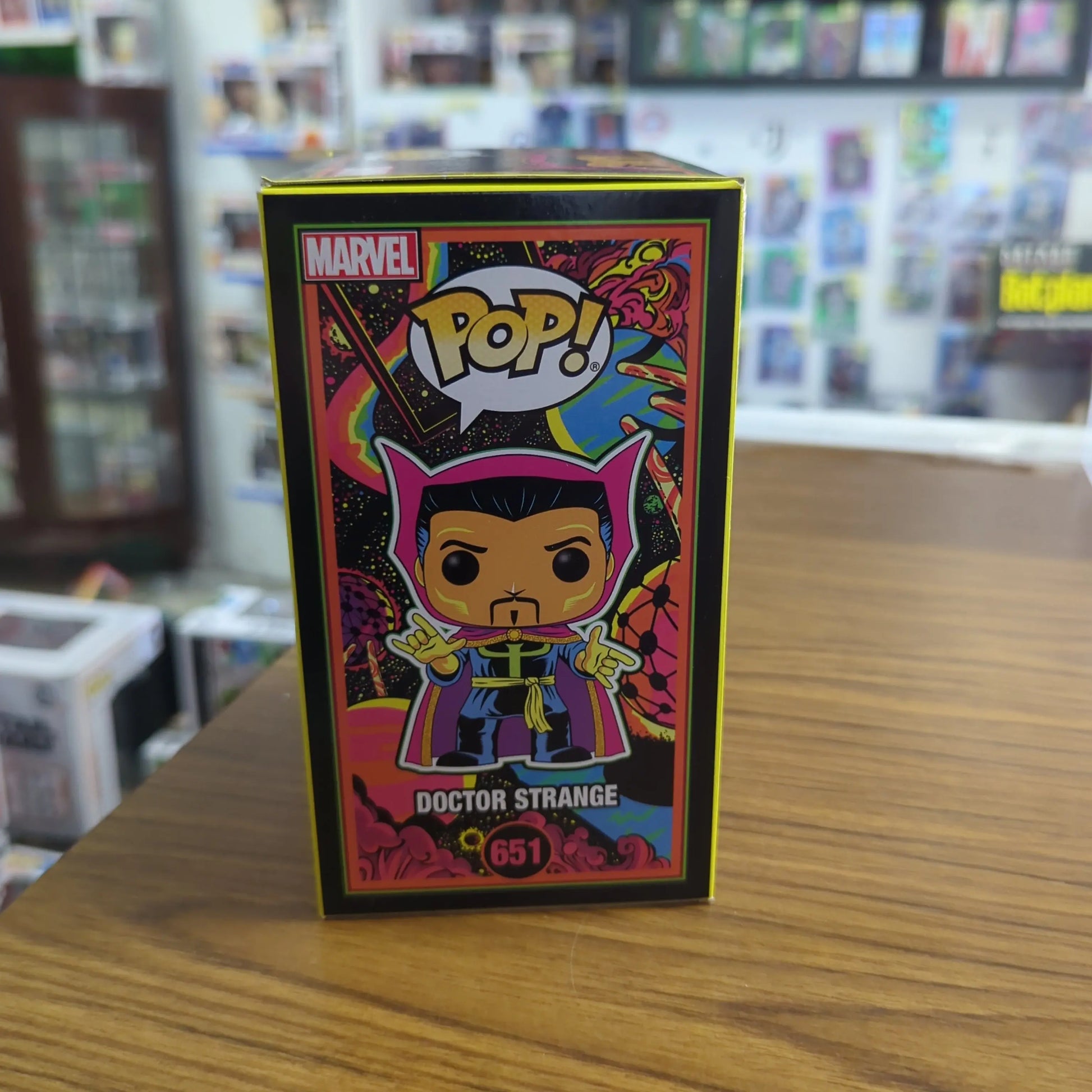 Marvel - Doctor Strange Blacklight 651 Funko Pop! Vinyl Figure + Protector FRENLY BRICKS - Open 7 Days