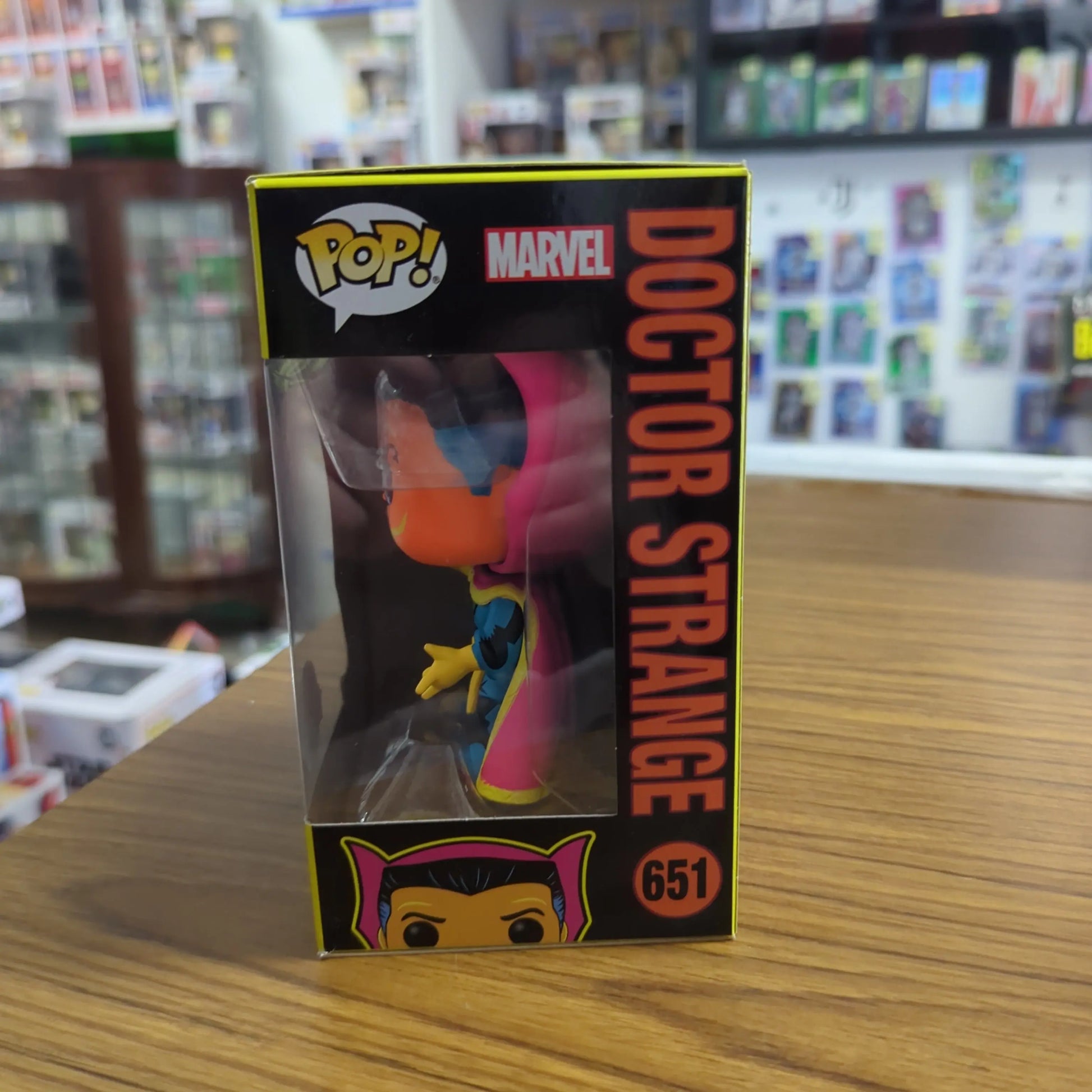 Marvel - Doctor Strange Blacklight 651 Funko Pop! Vinyl Figure + Protector FRENLY BRICKS - Open 7 Days