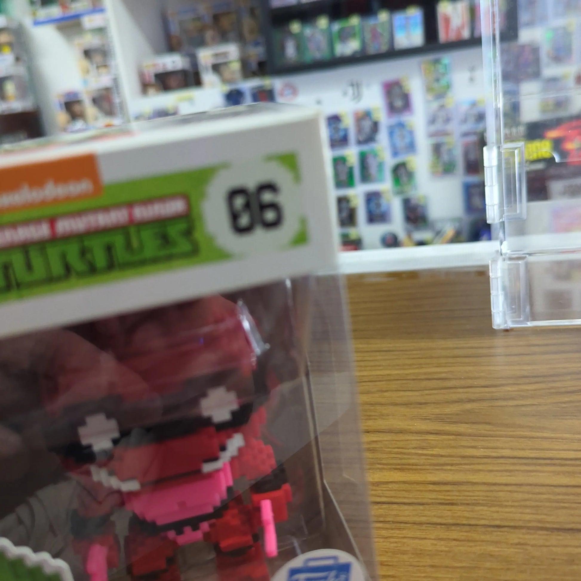 Funko POP! 8-Bit - TMNT - Raphael (Neon Red Funko Ex) #06 FRENLY BRICKS - Open 7 Days