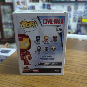 Iron Man 126 ~ Marvel: Captain America Civil War ~ Funko Pop Vinyl FRENLY BRICKS - Open 7 Days