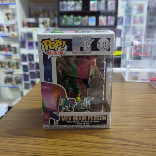 MTV - Moon Person Rainbow Metallic #18 Pop! Vinyl FRENLY BRICKS - Open 7 Days