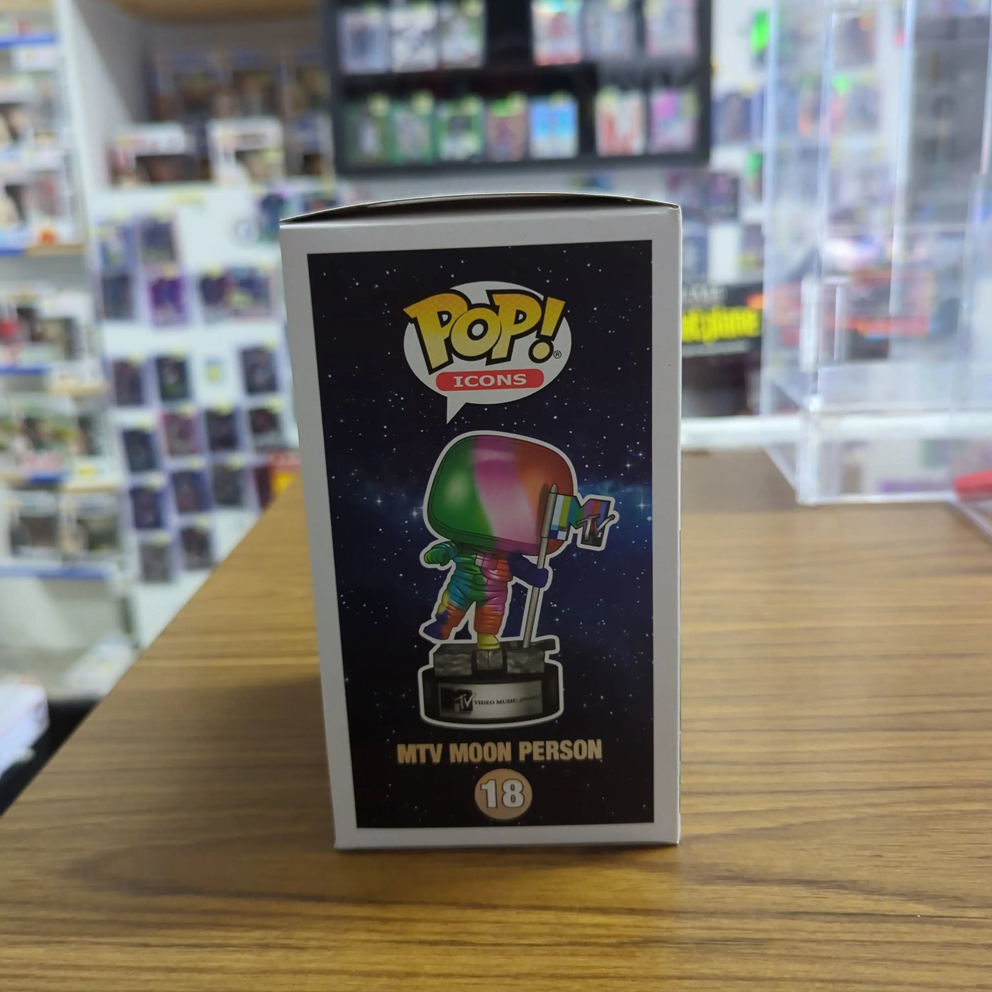 MTV - Moon Person Rainbow Metallic #18 Pop! Vinyl FRENLY BRICKS - Open 7 Days