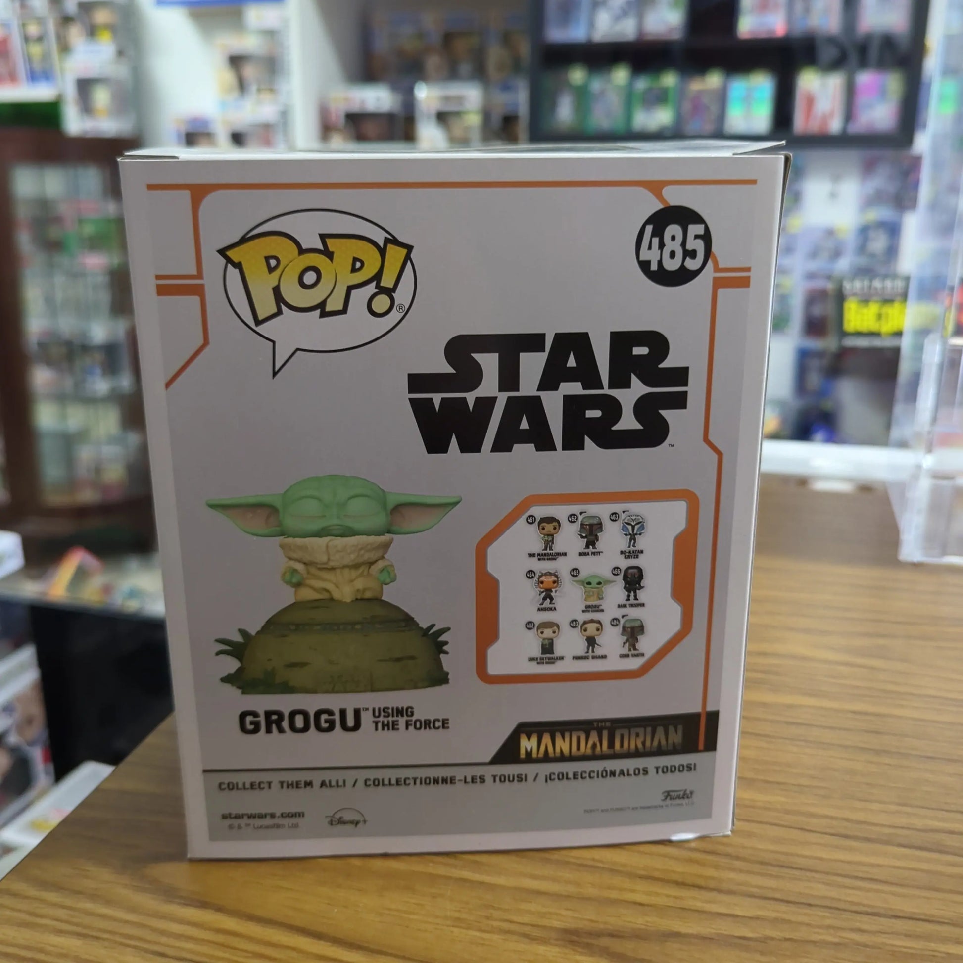 Funko Pop! Vinyl Star Wars Grogu Using The Force (485) FRENLY BRICKS - Open 7 Days